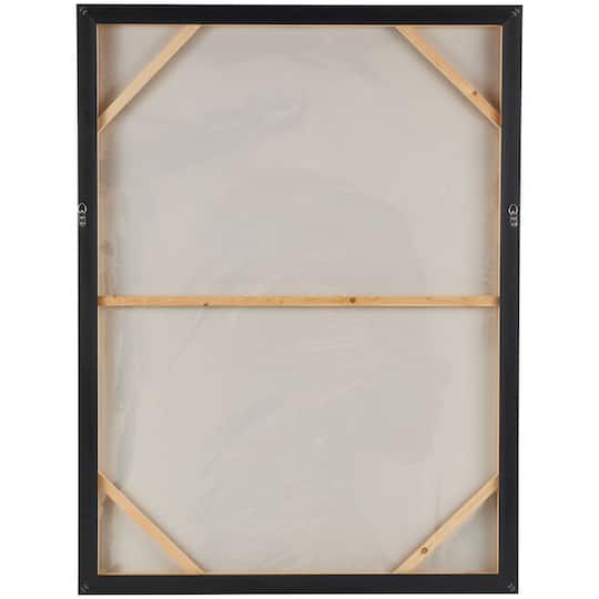 Abstract Woman's Profile Framed Canvas Wall Art